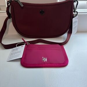 NWT Lululemon Mini Shoulder Bag (Rockwood) and True Identity Card Case Bundle